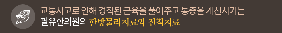 한방물리치료와 전침치료